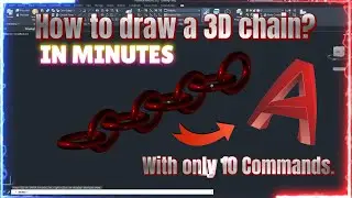 The Most Realistic 3D Chain in AutoCAD – Step by Step in Minutes! 