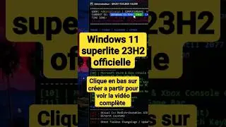 Nouveau Windows ghost spectre 23H2