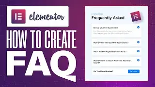 How To Create FAQ In Elementor (2024) Full Guide