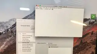 How To MacOS Sharing enable ssh connection