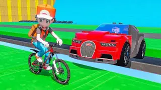 CORRE O TE ATROPELLO EN BICI! JUGADA SIN SENTIDO MUY GRACIOSA!! - GTA 5 ONLINE