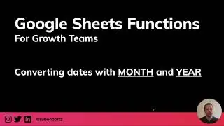 Converting dates with MONTH and YEAR in Google Sheets