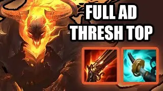 CRUSH THEM with FULL AD THRESH TOP - Thresh vs Nasus Top Lane - League of Legends Commentary