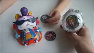 СС Yo-Kai Watch - Игрушки из Мультика. Часы Йо Кай. Фигурки Йо Кай. Кот трансформер Джибаньян.