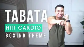 Boxing Inspired TABATA Workout - HIIT Cardio to Torch Calories