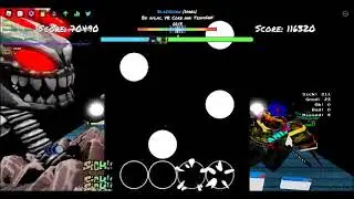 When you sweat aganist a  youtuber (Funky Friday)