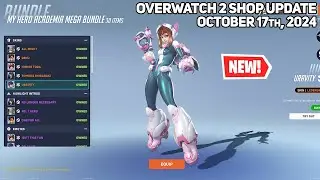 *NEW* MY HERO ACADAMIA OVERWATCH COLLAB! Overwatch 2 Shop Update [October 17th, 2024]