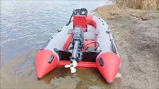 Продолжение обкатки лодки Уран 430 с левой консолью ДУ