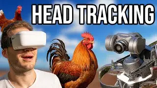 Chasing Chicken 🐔 with a Head Tracking FPV Drone!