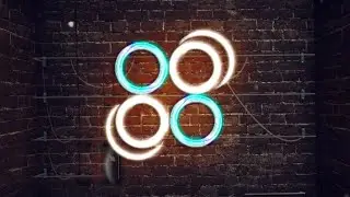 Logo Bettadrone Animado Neon