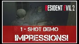 Resident Evil 2: Remake - 1-Shot Demo Complete No Damage Walkthrough [COMMENTED] & Impressions!