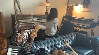 studio session - petals on the moon