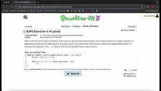 Exercise 4.14 (pow2) Java Tutorial || Practice-It