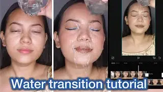 Water Transition Tutorial | Blue overlay | Billie Eilish blue song | Capcut Template