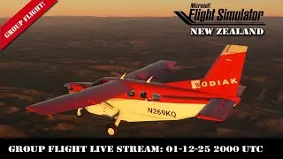 Group Flight Event 1-12-25  (New Zealand )in MSFS 2020