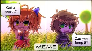 Got a secret, can you keep it? meme|[fnaf]| Cc afton&Pigtail girl