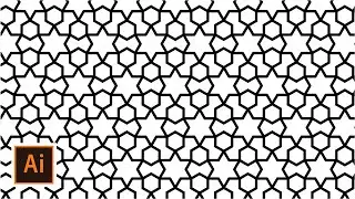 How to create Geometric Islamic Pattern in Adobe Illustrator | ksagafoor