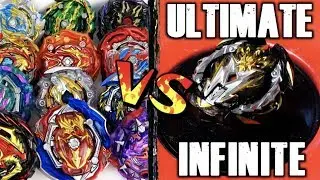 THE ULTIMATE INFINITE BEYBLADE vs ALL GT BEYBLADES