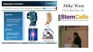 Mike West   Bio Time Inc - Stem Cells 2014