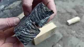 #краштест#стабилка Ломаю стабилизированный брусок карельской березы! Эксперимент!
