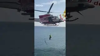 Ragazzo si ferisce in spiaggia: salvato con l’elicottero e portato in ospedale