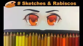 Olhos Mangá - Sketches & Rabiscos - Curso de Desenho Online IPStudio