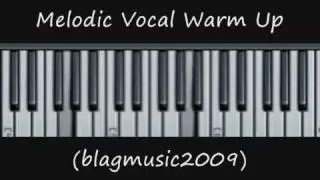 Melodic Vocal Warm Up for Singing Lessons