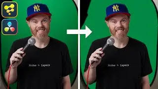 Fusion Green Screen Correction Technique for VFX (pre-processing)