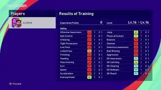 PES 2021 Training Players