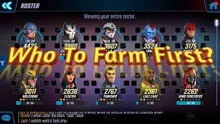 Beginners: Who to Farm First  Marvel Strike Force