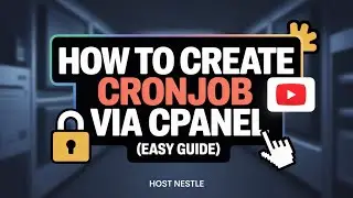 How to Create Cron Jobs in cPanel | Step-by-Step (Host Nestle)