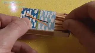 Фокус: Как сдвинуть монету, чтоб не упала спичка:):):)