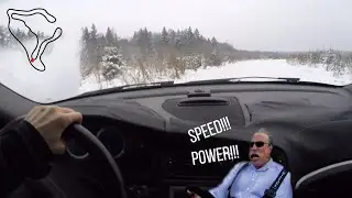 Volvo S60R 500+ hp on the Rally Sprint track training day