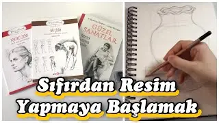 Uygun Fiyatlı Çizim Kitabı Tavsiyesi | Malzeme Önerisi | çizim dersi  1.bölüm