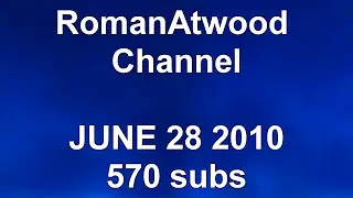 HISTORY of ROMANATWOODS CHANNEL 2010-2016 | Roman Atwood | RomanAtwoodVlogs