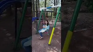 girls swinging on #masti 😜😜 funny #short #kids #short video😜😜