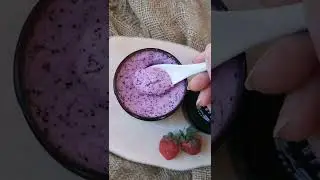Çilekli Tuz Scrub Vücut Ovması #saltscrub #bodyscrub