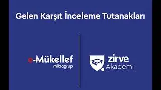 Gelen Karşıt İnceleme Tutanakları