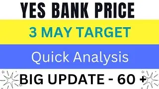 YES Bank Share latest News 🗞️- 3 May || Yes Bank Share Analysis || Yes BANK Share Target 🎯💯