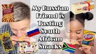 MY RUSSIAN FRIEND TASTES SOUTH AFRICAN SNACKS