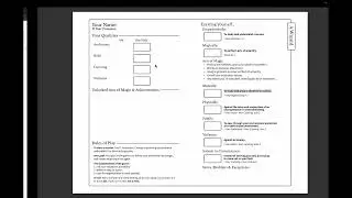 Creating an online character keeper for The Wizard's Grimoire
