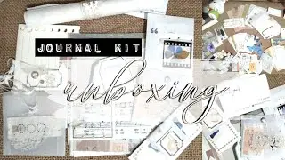 unboxing the papier's journal kit for only 200php?! || a shopee find✨