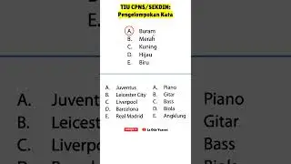 TIU CPNS/SEKDIN - VERBAL #cpns #cpns2021 #cpns2024 #cpnsindonesia #cpns_2023 #snbt2024 #utbk