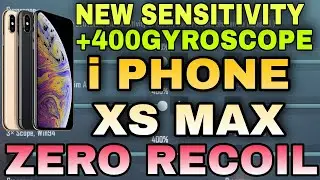i Phone Xs Max NEW BEST SENSITIVITY SETTINGS FOR PUBG MOBILE FULL GYROSCOPE || 400GYROSCOPE | Xs Max