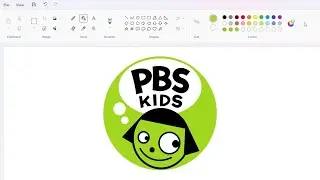 How to draw the PBS Kids logo using MS Paint | How to draw on your computer