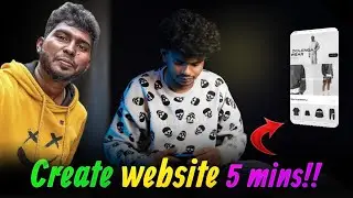 Create website in 5 mins ??😂  for a2d nandha / Shopify website making series 1 / ​⁠@A2DChannel