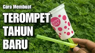 Cara membuat terompet | DIY simple air horn