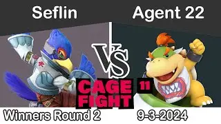 Cage Fight 11 - Seflin (Falco) vs Agent 22 (Bowser Jr) WR2 - SSBU
