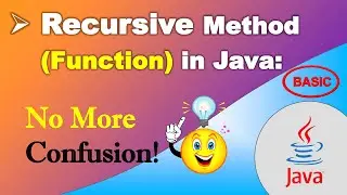 23 Recursive Method (Function) in Java || CodeCelebration