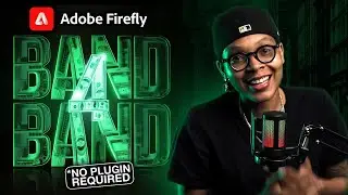 Create 3d Text/Logo EASY  | Adobe FIREFLY (AI)